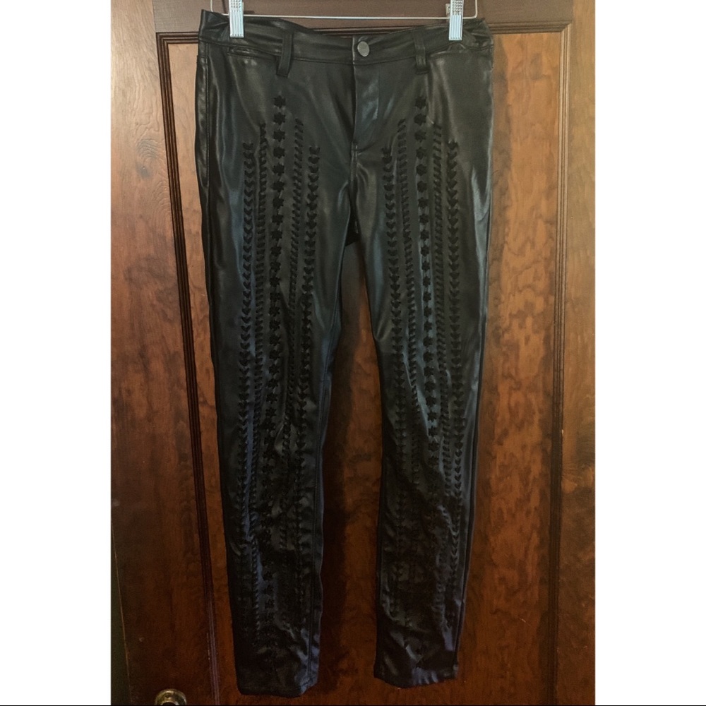 Free People Leather Pants